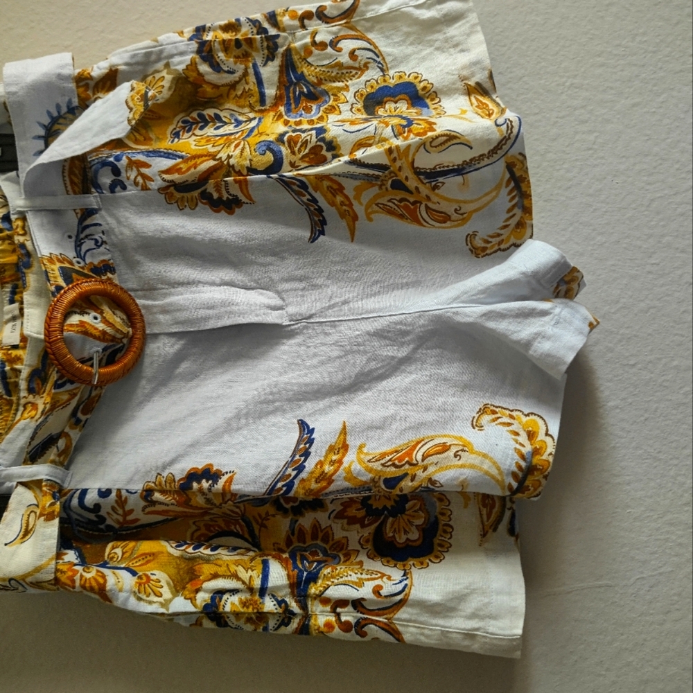 New Joie 100% Linen Shorts